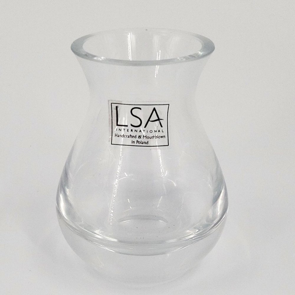 LSA INTERNATIONAL Handcrafted & Mouthblown in Poland Bud Vase / Art Glass